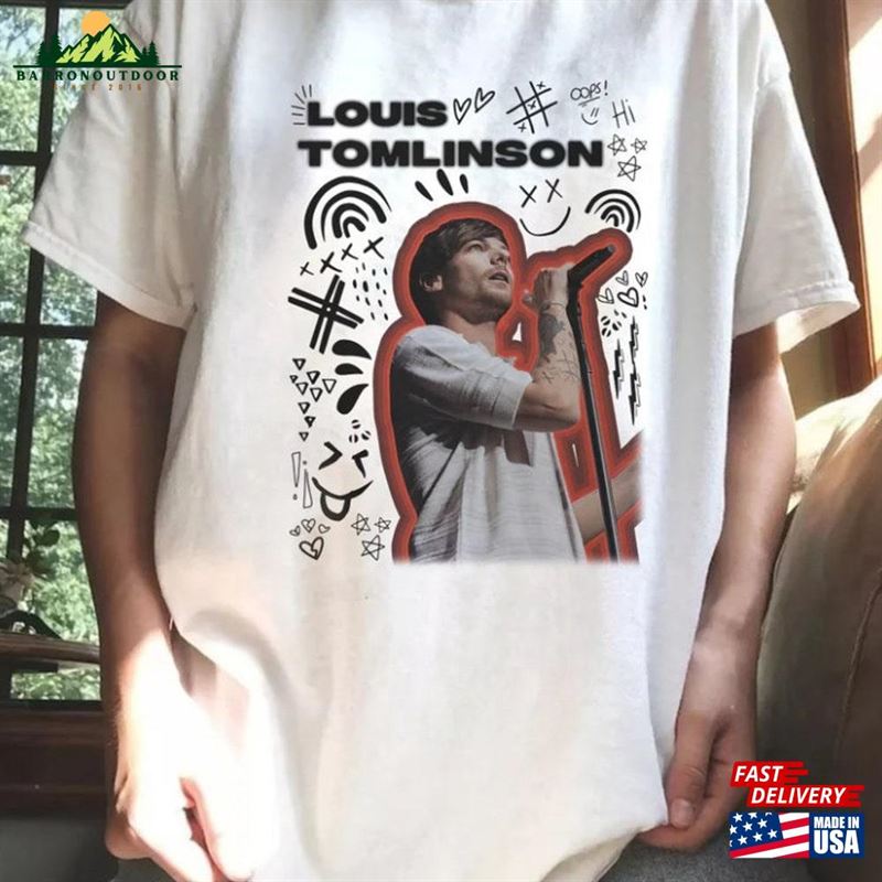 Louis Tour 2023 Unisex T-Shirt Faith In The Future Graphic Shirt Classic Louis Tour 2023 Unisex T-Shirt Faith In The Future Graphic Shirt Classic