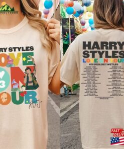 Love On Tour 2023 Shirt Dates Back Comfort Colors Unisex T-Shirt