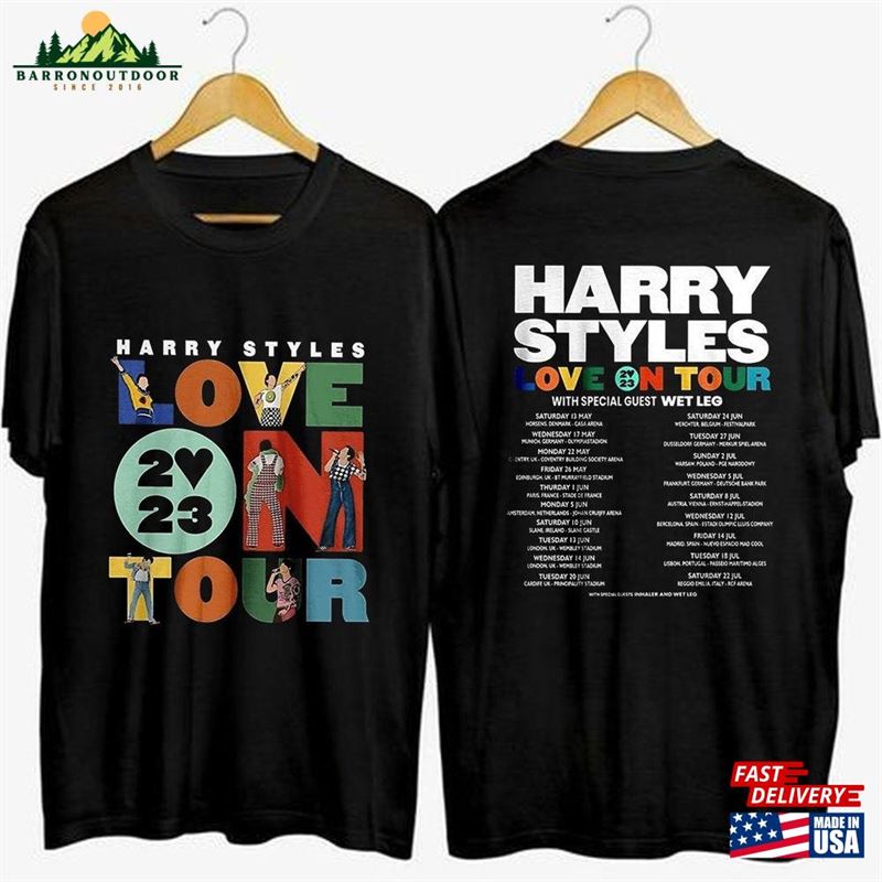 Love On Tour 2023 Shirt Harry Styles Two Sides T-Shirt Hoodie Love On Tour 2023 Shirt Harry Styles Two Sides T-Shirt Hoodie