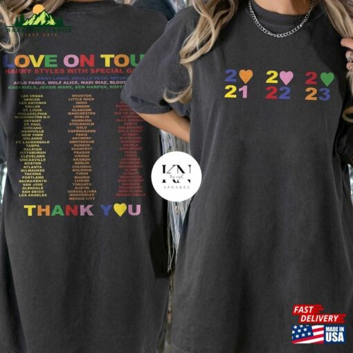 Love On Tour Shirt Harry Styles World 2023 Merch Hoodie Classic