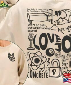 Lovejoy Band Shirt Lyric Album Vintage Merch Tee Lyrics Art Tattoo Design T-Shirt Sweatshirt