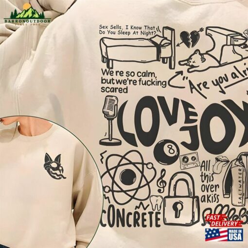 Lovejoy Band Shirt Lyric Album Vintage Merch Tee Lyrics Art Tattoo Design T-Shirt Sweatshirt