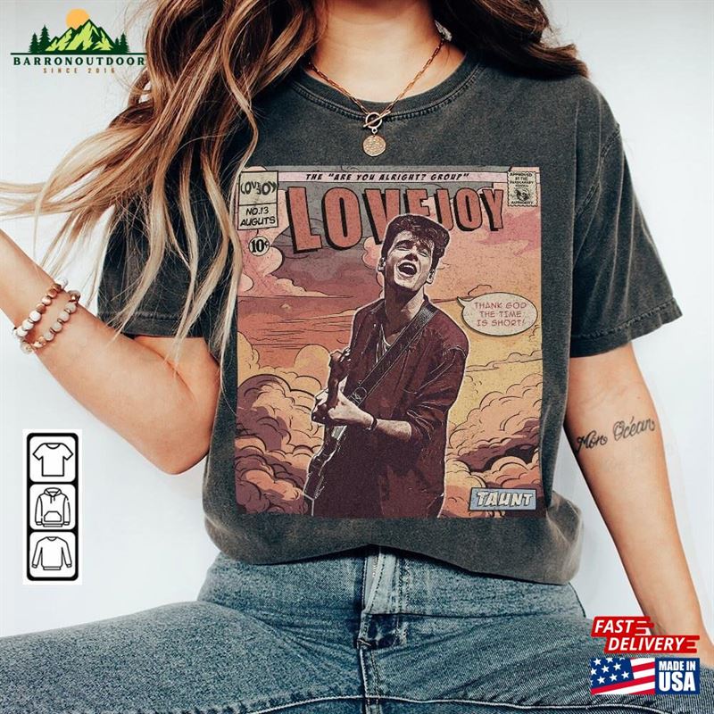Lovejoy Comic Shirt 90S Vintage Merch Book Art Are You Alright Album World Tour Ticket 2023 Graphic Tee Gift For Fan V4 Unisex T-Shirt Lovejoy Comic Shirt 90S Vintage Merch Book Art Are You Alright Album World Tour Ticket 2023 Graphic Tee Gift For Fan V4 Unisex T-Shirt