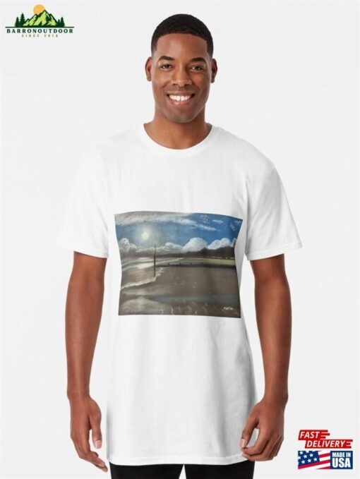 Low Sun Bournemouth Beach Long T-Shirt Unisex Classic