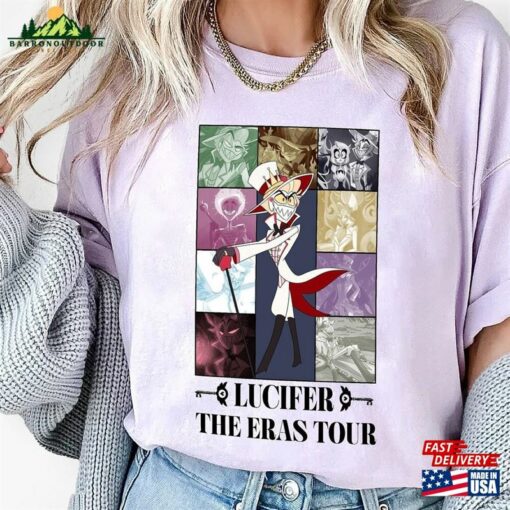 Lucifer The Eras Tour Inpired Shirt Morningstar Hazbin Hotel Sweatshirt Hoodie