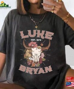 Luke Bryan Bull Skull T-Shirt Tour 2023 Sweatshirt Merch Classic Hoodie