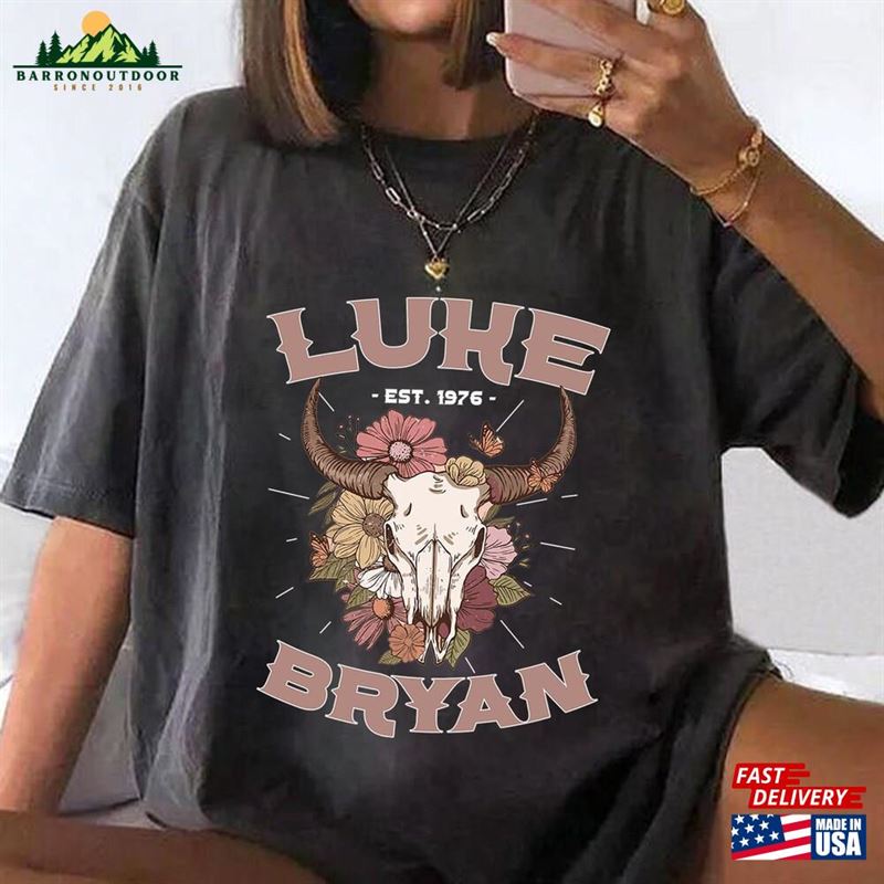 Luke Bryan Bull Skull T-Shirt Tour 2023 Sweatshirt Merch Classic Hoodie Luke Bryan Bull Skull T-Shirt Tour 2023 Sweatshirt Merch Classic Hoodie