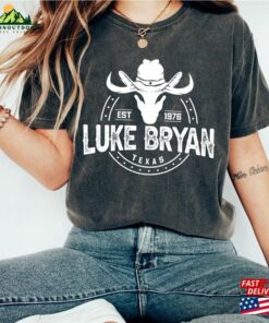 Luke Bryan Est 1976 Bull Skull T-Shirt Tour 2023 Sweatshirt Country Music Shirt Hoodie Unisex