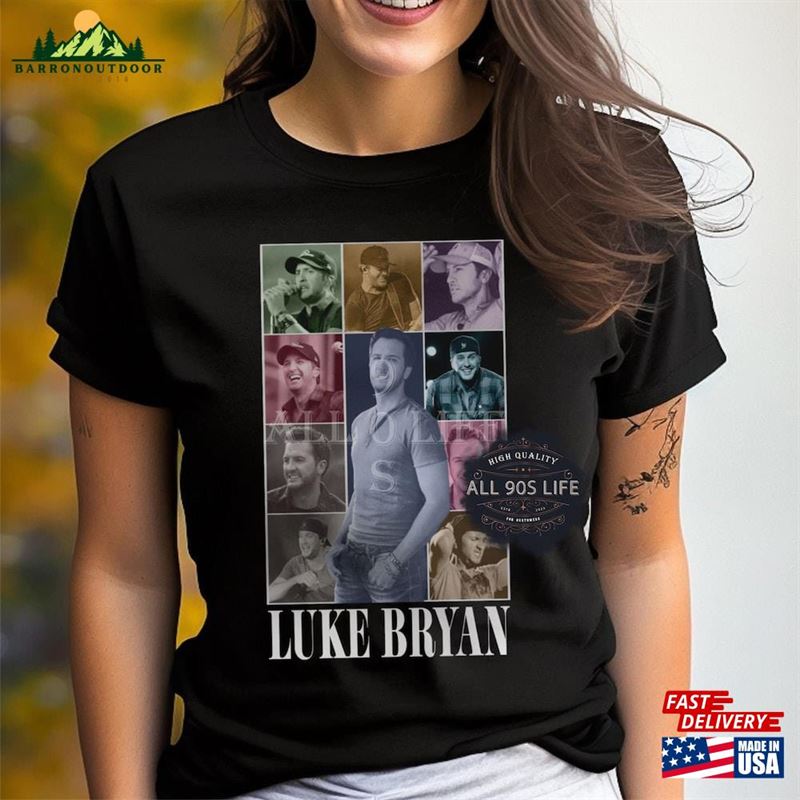 Luke Bryan Shirt Gift For Fans Eras Tour Tee Unisex Classic Luke Bryan Shirt Gift For Fans Eras Tour Tee Unisex Classic