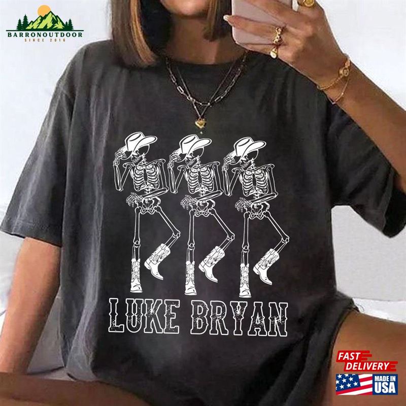 Luke Bryan Skeleton T-Shirt Retro 90S Sweatshirt Tour 2023 Unisex Hoodie Luke Bryan Skeleton T-Shirt Retro 90S Sweatshirt Tour 2023 Unisex Hoodie