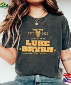 Luke Bryan T-Shirt Country Music Shirt Bullhead Unisex