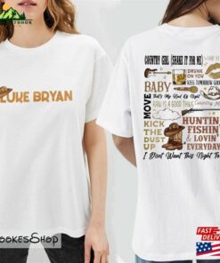 Luke Bryan Tour 2023 Shirt Merch Country Music Tee Sweatshirt T-Shirt