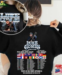 Luke Comb World Tour 2023 T-Shirt Combs Bullhead Sweatshirt Country Music Shirt Classic