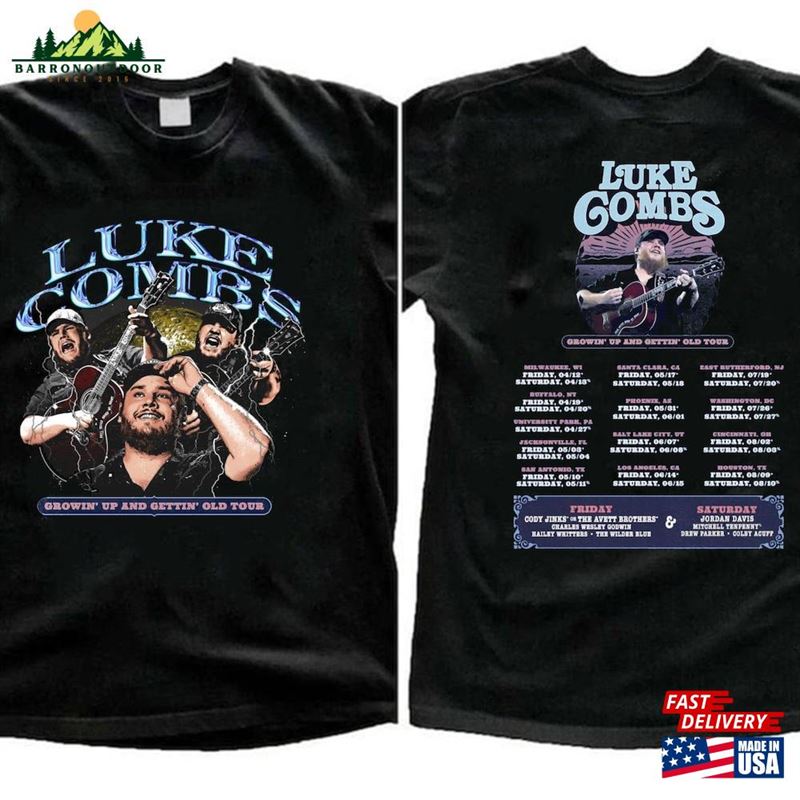 Luke Combs 2024 Tour Growing Up And Getting Old T-Shirt Merch Country Music Tee Classic Hoodie Luke Combs 2024 Tour Growing Up And Getting Old T-Shirt Merch Country Music Tee Classic Hoodie