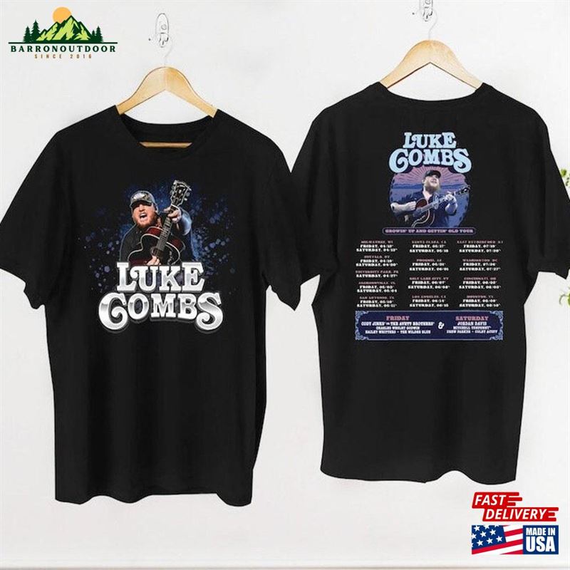 Luke Combs 2024 Tour Growing Up And Getting Old T-Shirt Merch Country Music Tee Hoodie Luke Combs 2024 Tour Growing Up And Getting Old T-Shirt Merch Country Music Tee Hoodie