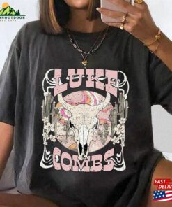 Luke Combs Bullhead T-Shirt Sweatshirt Cowboy Graphic Tee Classic Unisex
