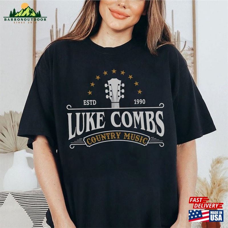 Luke Combs Country Music Shirt Guitar Western Graphic Tee T-Shirt Hoodie Luke Combs Country Music Shirt Guitar Western Graphic Tee T-Shirt Hoodie