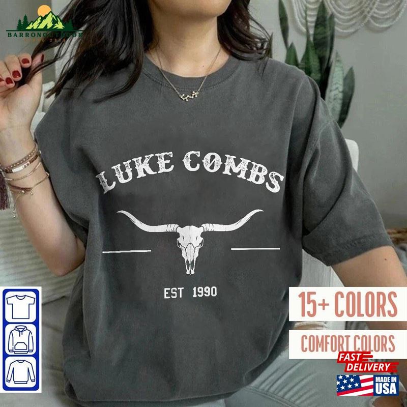 Luke Combs Est 1990 Sweatshirt Country Music Cowboy Hoodie Unisex Luke Combs Est 1990 Sweatshirt Country Music Cowboy Hoodie Unisex