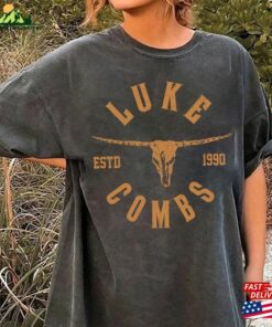 Luke Combs Estd 1990 T-Shirt Retro 90S Shirt Cowboy Tee Classic Unisex