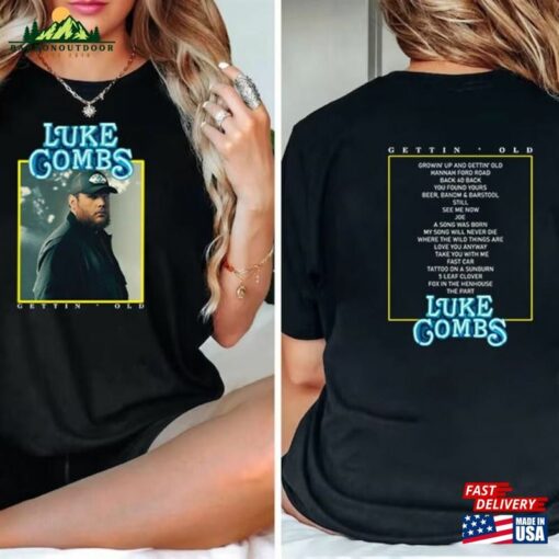 Luke Combs Growing Up And Getting Old 2024 Tour T-Shirt Unisex Classic