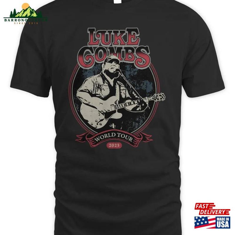 Luke Combs Merch World Tour 2023 Photo T-Shirt Hoodie Sweatshirt Luke Combs Merch World Tour 2023 Photo T-Shirt Hoodie Sweatshirt