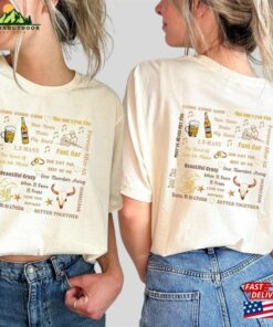 Luke Combs Shirt World Tour 2023 Song Lyrics Sweatshirt Classic