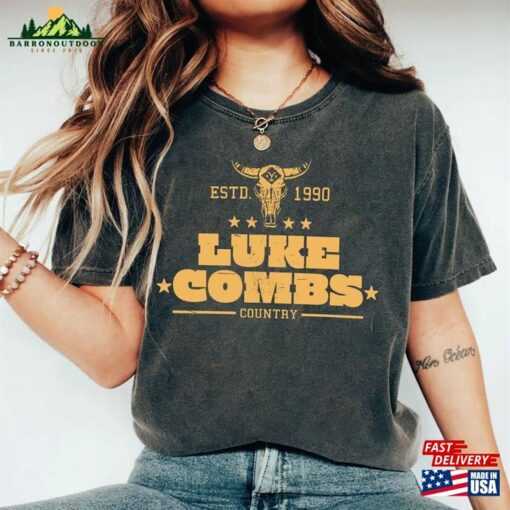 Luke Combs T-Shirt Country Music Shirt Bullhead Hoodie Unisex