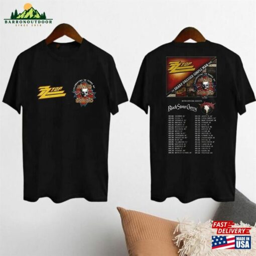 Lynyrd Skynyrd Zz Top Sharp Dressed Simple Man 2024 Tour Shirt Fan Hoodie Unisex