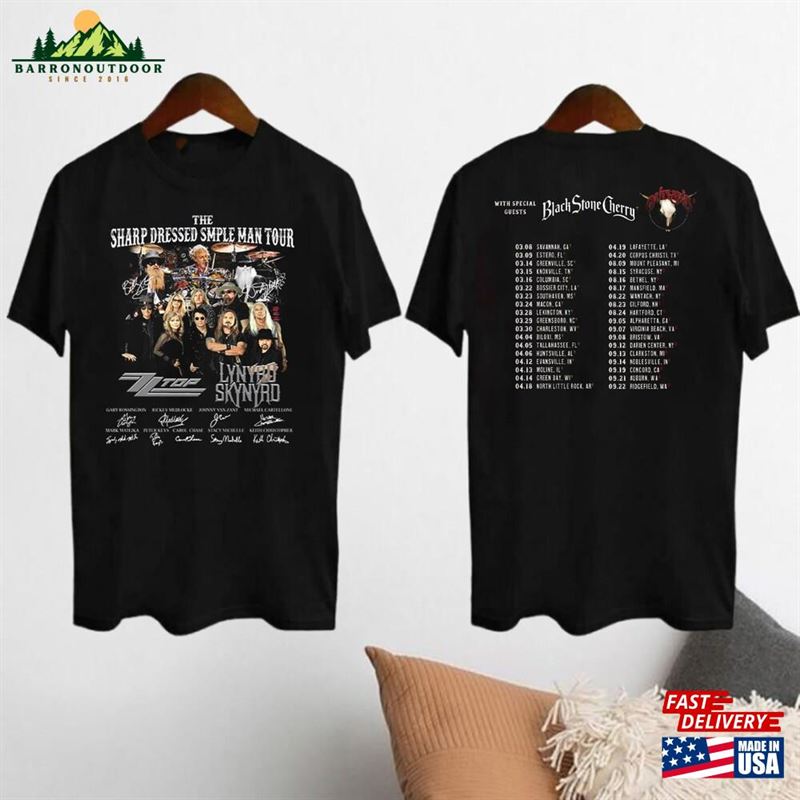 Lynyrd Skynyrd Zz Top Tour 2024 Shirt Sharp Dressed Simple Man Us World Sweatshirt Classic Lynyrd Skynyrd Zz Top Tour 2024 Shirt Sharp Dressed Simple Man Us World Sweatshirt Classic