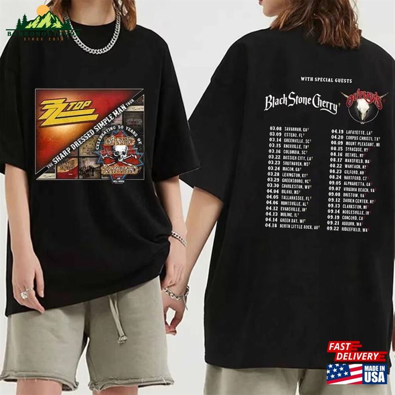 Lynyrd Skynyrd Zz Top Tour 2024 Shirt World Tee Hoodie Classic Lynyrd Skynyrd Zz Top Tour 2024 Shirt World Tee Hoodie Classic