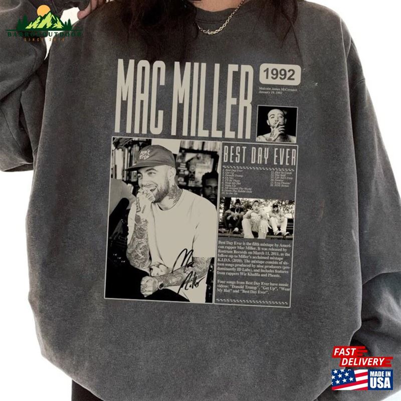 Mac Millers 90S Shirt Self Care Vintage Bootleg Sweatshirt Unisex Mac Millers 90S Shirt Self Care Vintage Bootleg Sweatshirt Unisex