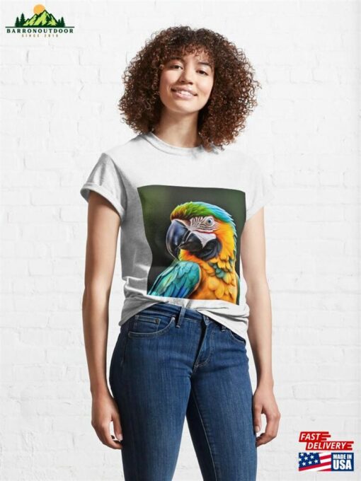 Macaw Flirtation Vibrant Colors Classic T-Shirt Hoodie