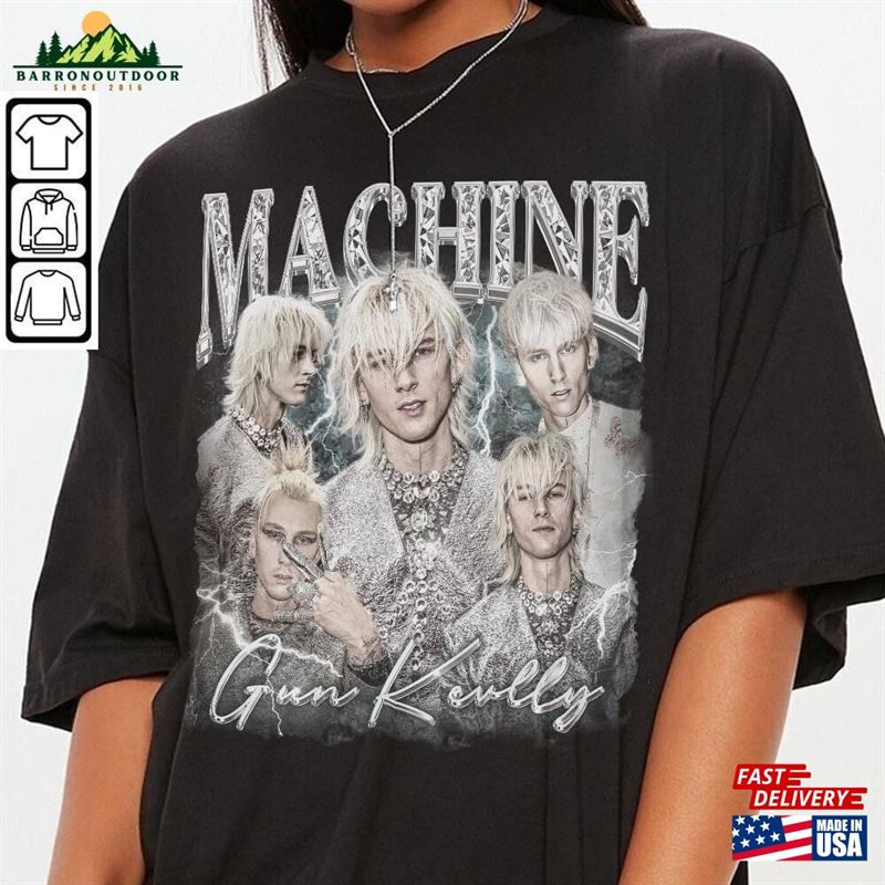 Machine Gun Kelly Music Shirt Vintage Retro 90S Style Sweatshirt Unisex Machine Gun Kelly Music Shirt Vintage Retro 90S Style Sweatshirt Unisex