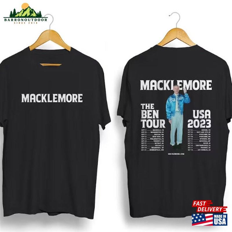 Macklemore The Ben Tour Usa 2023 Shirt For True Fans Rap T-Shirt Sweatshirt Macklemore The Ben Tour Usa 2023 Shirt For True Fans Rap T-Shirt Sweatshirt