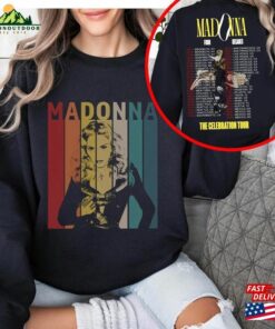 Madonna 90S Vintage Shirt 2024 Tour The Celebration T-Shirt Four Decades Unisex