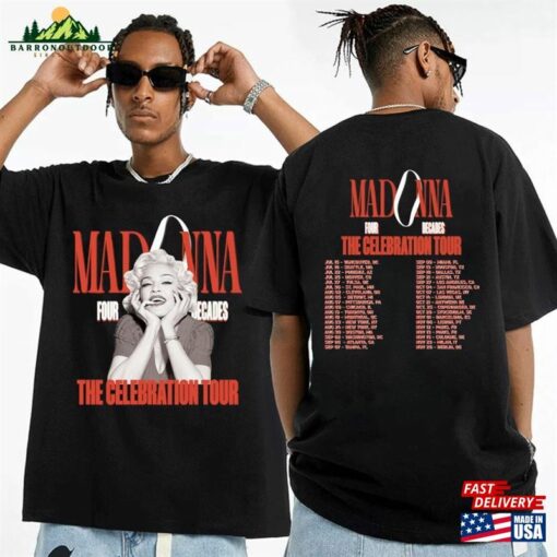 Madonna Four Decades 2023 Tour Merch Shirt The Celebration Unisex Sweatshirt