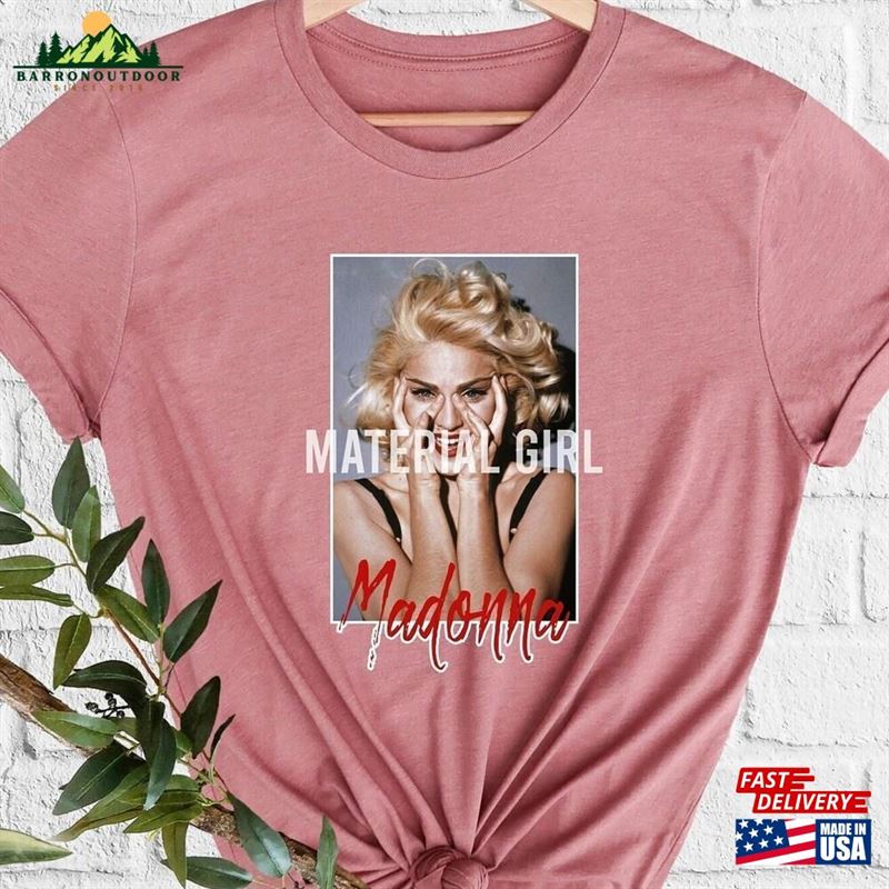 Madonna Material Girl Shirt Lovers T-Shirt Vintage Sweatshirt Classic Madonna Material Girl Shirt Lovers T-Shirt Vintage Sweatshirt Classic