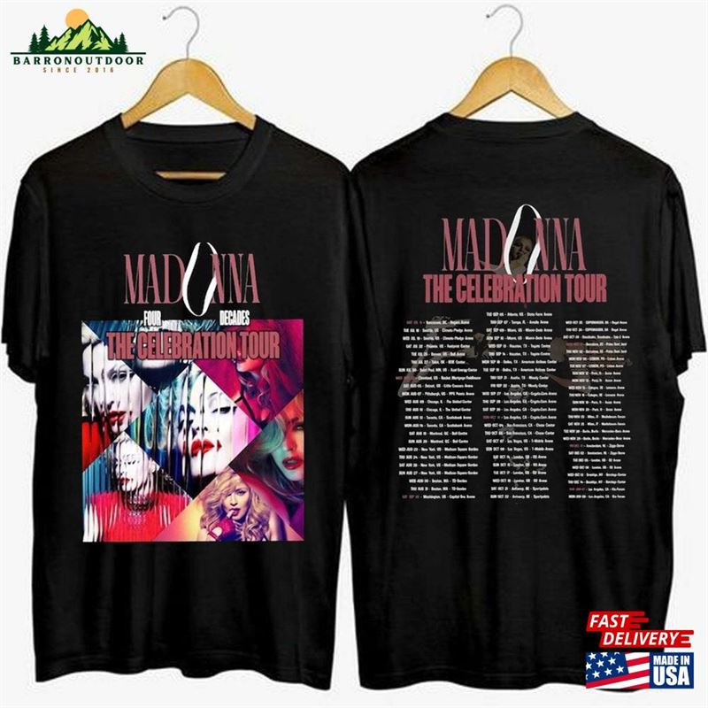 Madonna The Celebration Tour 2023 Shirt 2Sides Shirts Tees Classic T-Shirt Madonna The Celebration Tour 2023 Shirt 2Sides Shirts Tees Classic T-Shirt