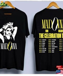 Madonna The Celebration Tour 2023 Shirt 2Sides Shirts Tees Classic Unisex
