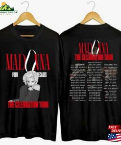Madonna The Celebration Tour 2023 Shirt 2Sides Shirts Tees Sweatshirt Hoodie