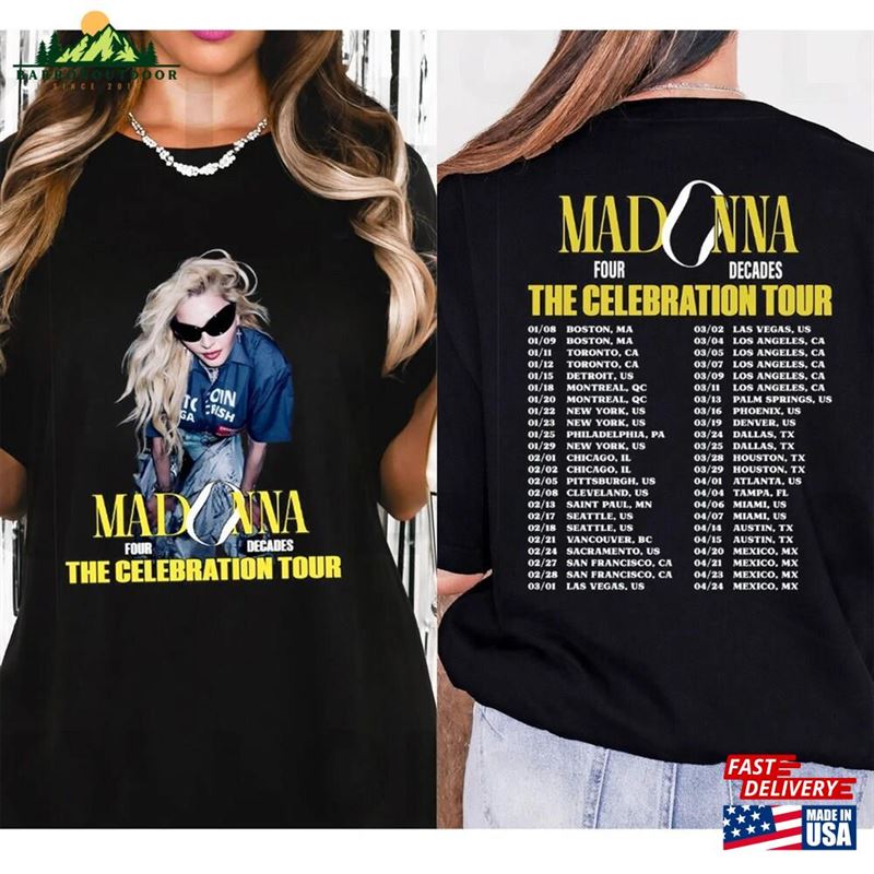 Madonna The Celebration Tour 2024 T-Shirt Shirt Fan Gifts Vintage Sweatshirt Unisex Madonna The Celebration Tour 2024 T-Shirt Shirt Fan Gifts Vintage Sweatshirt Unisex