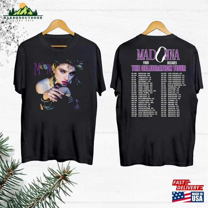Madonna The Celebration Tour 2024 T-Shirt Shirt Merch Hoodie Unisex Madonna The Celebration Tour 2024 T-Shirt Shirt Merch Hoodie Unisex