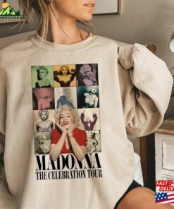 Madonna The Celebration Tour Sweatshirt Eras T-Shirt Queen Of Pop Tee Unisex Hoodie