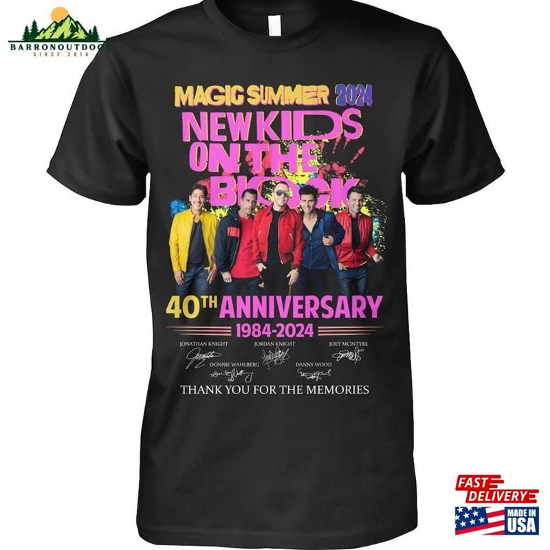 Magic Summer 2024 New Kids On The Block 40Th Anniversary 1984 – Thank You For Memories T-Shirt Nkotb Unisex Hoodie Magic Summer 2024 New Kids On The Block 40Th Anniversary 1984 – Thank You For Memories T-Shirt Nkotb Unisex Hoodie