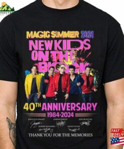 Magic Summer 2024 New Kids On The Block 40Th Anniversary 1984 – Thank You For Memories T-Shirt Nkotb Unisex Sweatshirt