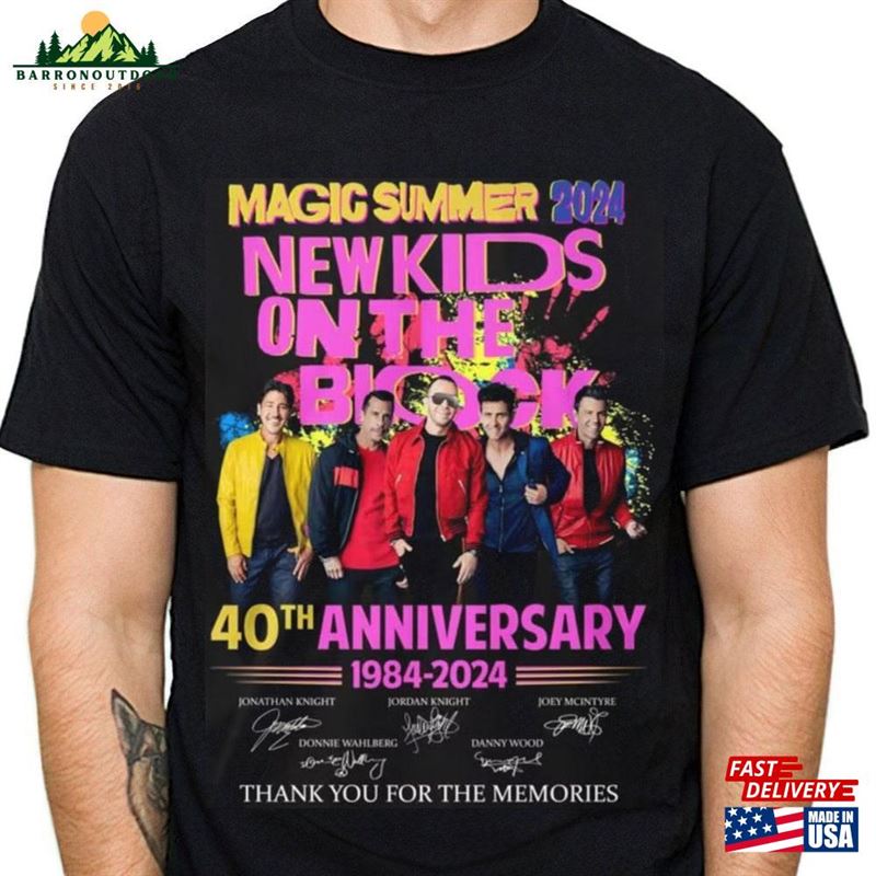 Magic Summer 2024 New Kids On The Block 40Th Anniversary 1984 – Thank You For Memories T-Shirt Nkotb Unisex Sweatshirt Magic Summer 2024 New Kids On The Block 40Th Anniversary 1984 – Thank You For Memories T-Shirt Nkotb Unisex Sweatshirt