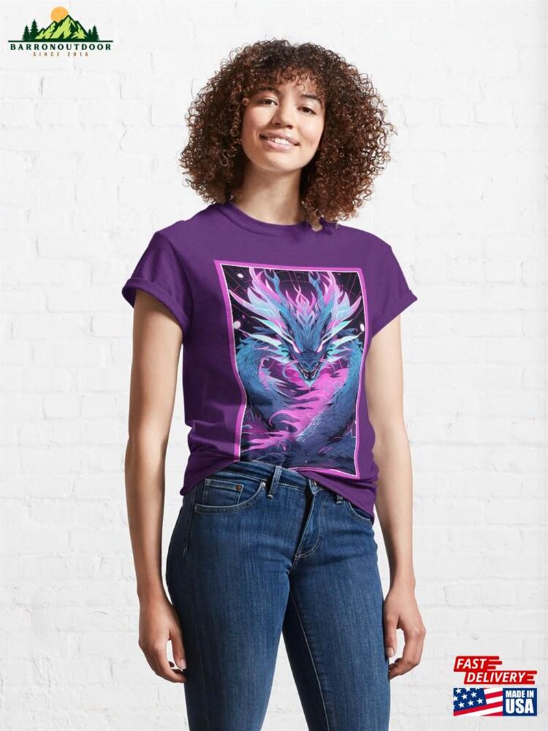 Magical Dragon Art Fantasy Anime Manga Design Style Classic T-Shirt Sweatshirt Magical Dragon Art Fantasy Anime Manga Design Style Classic T-Shirt Sweatshirt