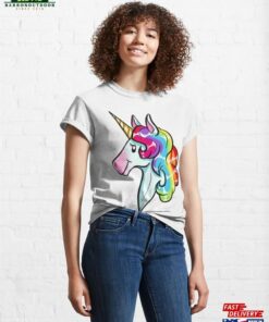 Magical Rainbow Unicorn Classic T-Shirt Hoodie