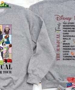 Magical The Pixar Tour Sweatshirt Disney Hoodie Characters Unisex Classic