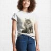 Majestic Fur Throne Regal Cat Classic T-Shirt Hoodie